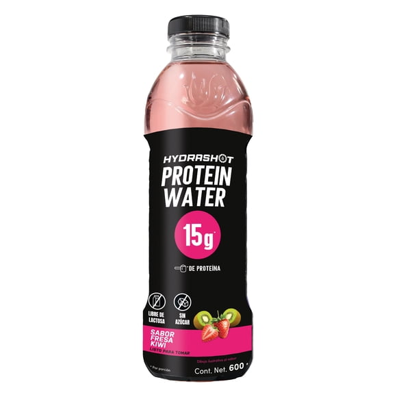 Bebida rehidratante Hydrashot con electrolitos orales sabor Fresa kiwi de frutas 600 ml