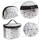 thumbnail image 3 of Organizador de bolsa de maquillaje transparente holográfico, bolsa de almacenamiento de cosméticos iridiscente impermeable, bolsa de transporte de maquillaje portátil de viaje para niñas y mujeres, 3 of 6