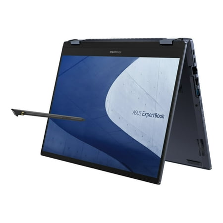 ASUS ExpertBook B5 Flip OLED B5602FBN-XVE75T - Flip design - Intel Core i7 - 1260P / up to 4.7 GHz - vPro Essentials - Win 11 Pro - Arc A350M - 16 GB RAM - 1 TB SSD NVMe - 16" OLED touchscreen 3840 x 2400 (WQUXGA) - 802.11a/b/g/n/ac/ax (Wi-Fi 6E) - star black (LCD cover), star black (top), star black (bottom) - with 1 year Domestic ADP with product registration
