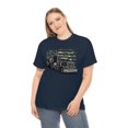 thumbnail image 2 of Truck Driver Camo American Flag Distressed Style Trucker T-Shirt, 2 of 4