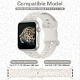 thumbnail image 4 of ANTSHARE Compatible with Apple Watch Band 38mm 40mm 41mm 42mm 44mm 45mm, Waterproof Cheetah Sport Silicone Strap Wristbands for iWatch Bands Series 11 10 9 8 7 6 5 4 3 2 1 SE3/2/1 Ultra3/2/1, 4 of 4