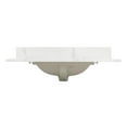 thumbnail image 2 of Altair Design Arbios 36" Modern Stone Vanity Top in Calacatta White, 2 of 7