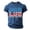 Blue, variant on USA 250th Anniversary Shirt, 1776-2026 Shirts for Men Crewneck Pullover Short Sleeve T Shirt Red Size S