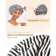 thumbnail image 6 of Yanibest Shower Cap for Women Reusable Waterproof, Adjustable Non-Slip Shower Hair Cap, Washable Bath Hat for Long Hair, 6 of 11
