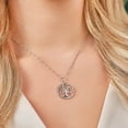 thumbnail image 4 of Solvar Silver & 10K Diamond Tree of Life Pendant Necklace, 4 of 5