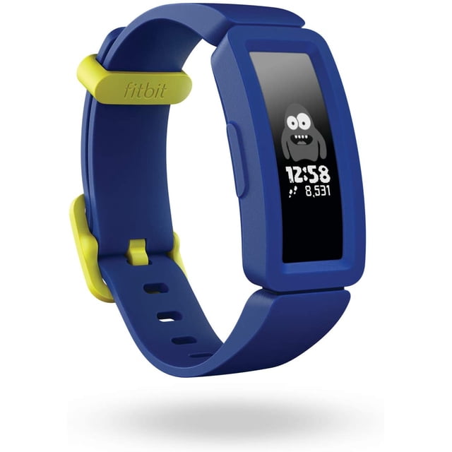 Fitbit Ace 2 Tracker d'Activité pour Enfants Tout Neuf Ciel Nocturne + Néon Jaune