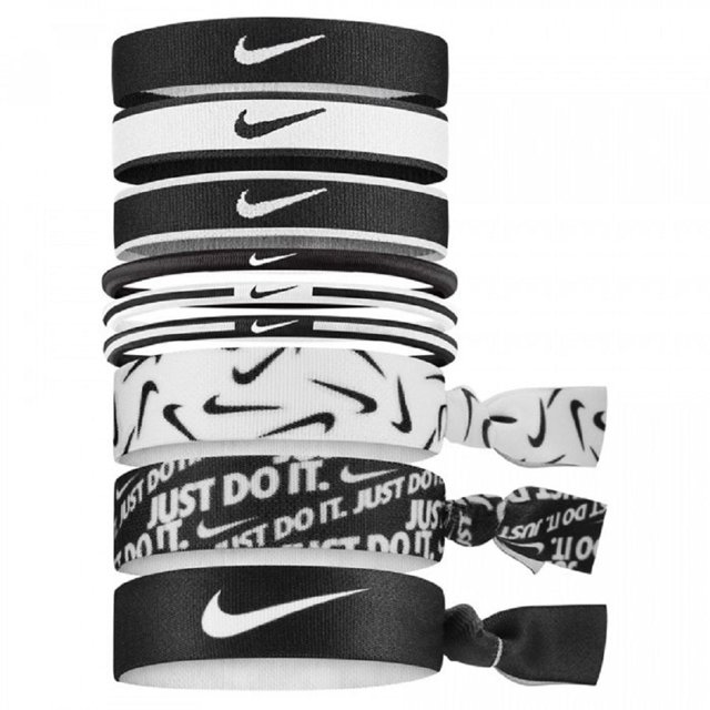 Nike Élastiques à Cheveux pour Adultes (Lot de 9)