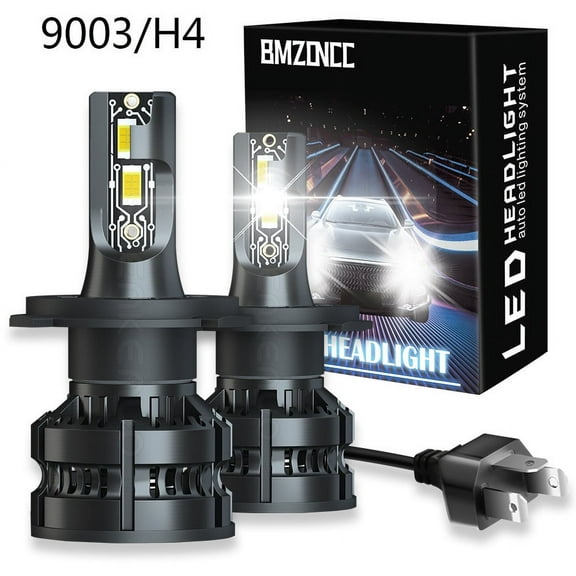 For 1992-2003 Honda Civic 9003/H4 LED Headlight High/Low Beam Bulbs 6000K White