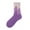 Purple, variant on JeashCHAT Adult Animal Print Lovely Puppy Plush Middle Tude Socks Home Stockings