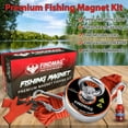 thumbnail image 5 of FINDMAG Fishing Magnet 600 LBS Pulling Force Magnet Fishing Kit, Super Strong Fishing Magnet Kit for Magnetic Fishing and Retrieving Items - 2.95inch Diameter, 5 of 6