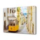 thumbnail image 1 of Póster de lienzo de tren tranvía funicular de Lisboa, Portugal, decoración de dormitorio, paisaje deportivo, decoración de oficina, regalo, estilo marco, 40 x 60 cm, 1 of 8