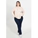 thumbnail image 5 of Sudadera efecto jaspeado Roman Fashion /Tallas Extras, 654 (Durazno) rosa claro 38, 5 of 6
