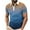 Blue, variant on ZRGHAOYLQ Gradient T-shirts Plus Size Henley Shirt Button Up Big and Tall Shirts Short Sleeve Collared Shirts Tops Business Casual Work Tees Tops