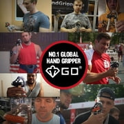 GD IRON GRIP EXT 90 Hand Grip Exerciser Strengthener Premium Adjustable Hand Gripper (55 to 198 lbs (25~90kg)) Grip Strength Trainer Wrist Strengtheners