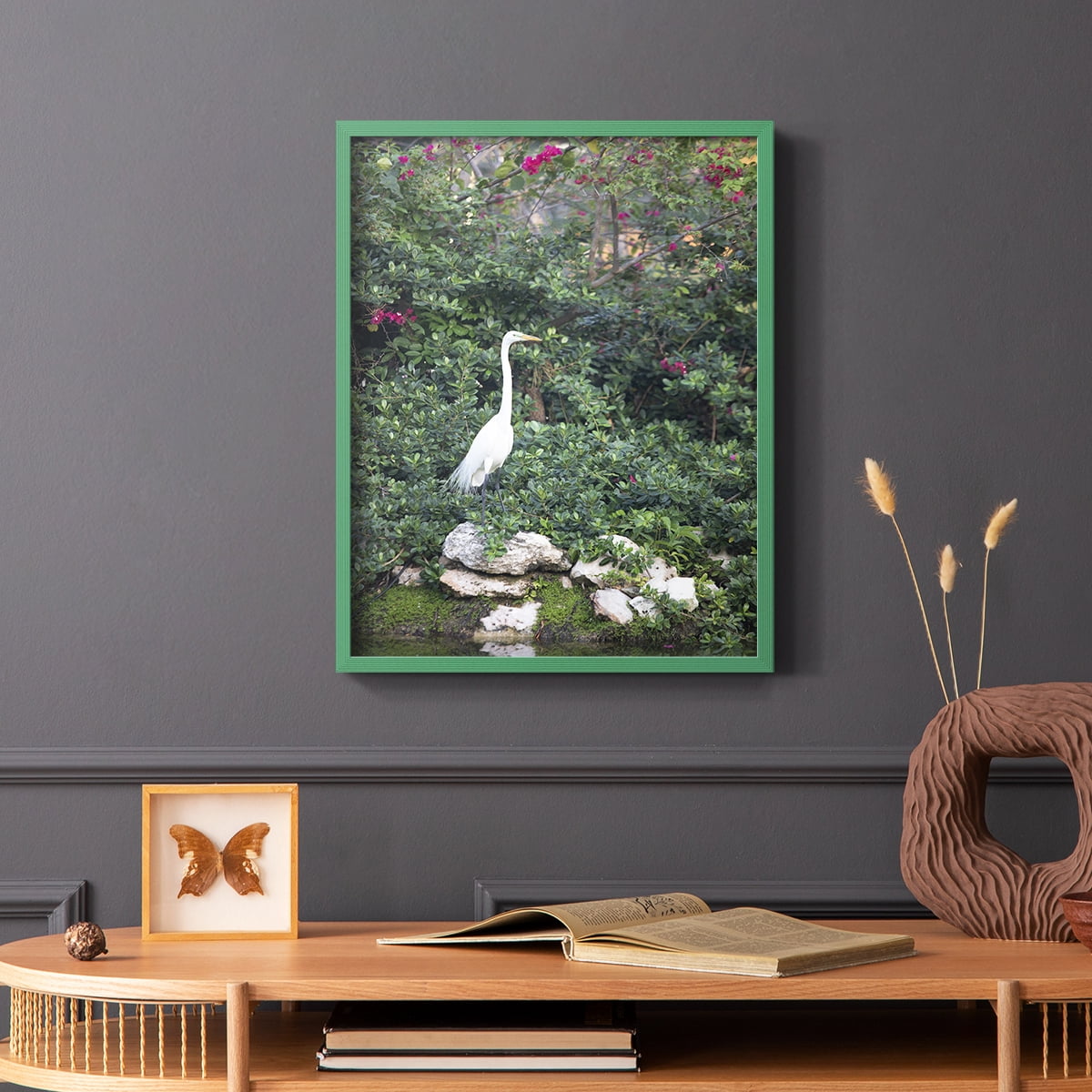 Matisse MDCCCXXI Framed Print in Green Solid Wood 8 x 10 Framed Print