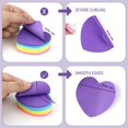 thumbnail image 4 of 8 Color Sticky Notes 240 Sheets Heart Shape Sticky Notes Self-Sticky Note Pads for School Office Home, 4 of 7