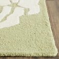 thumbnail image 3 of SAFAVIEH Cambridge Permelia Geometric Wool Area Rug, Lime/Ivory, 8' x 10', 3 of 7