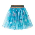 thumbnail image 4 of Bmisegm Back to School Clothes for Girls High Waist Printed Mesh Tutu Skirt with Elastic Waistband for Carnival Casual Daily Wear Tutu Skirt 3-4 Years, 4 of 7
