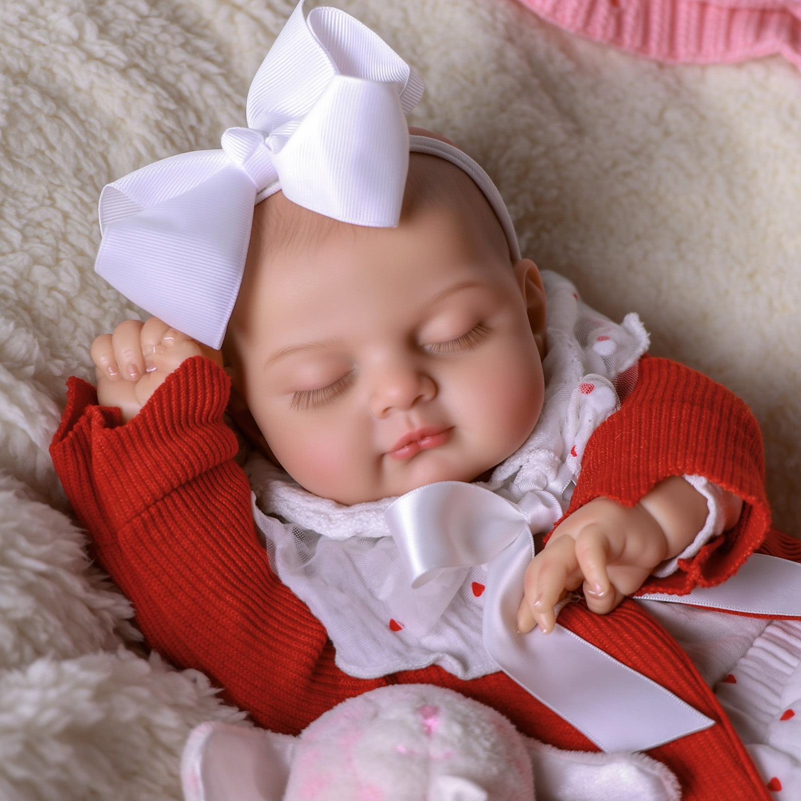RSG Lifelike Reborn 20 Inch Soft Feeling Realistic- Poseable Handmade Real Life Baby Doll Girl for Kids & Collection