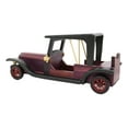 thumbnail image 5 of Hand Made Wood Retro Antique Style Purple Model T Sedan Car Wine Holder Figurine, 5 of 9