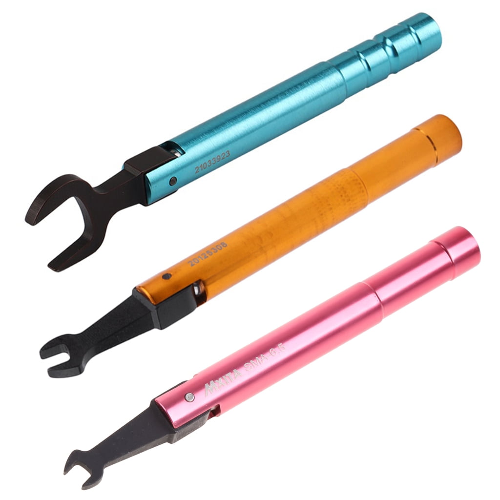 Yokua 6.5/8/20mm SMA Torque Wrench Handheld Goldplated Spanner RF Connector Opening