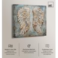 thumbnail image 2 of Wings of Ash II Canvas Wings Wall Art by Art Remedy, Gallery Wrapped, 40" x 40", 2 of 7