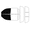 Front Windows-05%, variant on Haiy Co - PreCut 2Ply 25% Window Tint Film Kit For 1997-2004 Dodge Dakota Crew -Front Windows