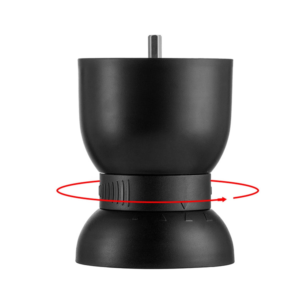 CRILSTYLEO Large Capacity Coffee Bean Container with Ceramic Core and Sleek Black Acrylic Design, Ideal for Home and Office Storage