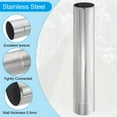 Uxcell 2.95Inch Stove Pipe, 3Pcs Stainless Steel Straight Tent Stove
