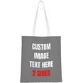 thumbnail image 1 of Custom Tote Bag Bags With Logo Personalized Custom Bags Shopping Bags Reusable Grocery Bags Bulk - Add Your Text Image, 1 of 8