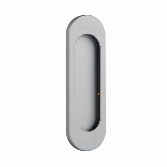 Adhesive Sliding Door Handle | No-Drill Installation | Modern Flat Pull Handle for Sliding Doors | 1-Pack