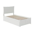 thumbnail image 2 of Metro Platform Bed with Flat Panel Foot Board and 2 Urban Bed Drawers in, Multiple Colors and Sizes, 2 of 7