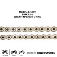 thumbnail image 5 of Niche 520 Drive Chain 86 Links Non O-Ring with Master Link Motorcycle 519-CDC2258H, 5 of 8