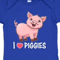 thumbnail image 4 of Inktastic I Love Piggies- cute pig Boys or Girls Baby Bodysuit, 4 of 5