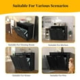 thumbnail image 4 of Tilt Out Trash Can Cabinet, Wooden Trash Cabinet with Deodorising Function, 20 Gallons Freestanding Dog-Proof Garbage Bin Cabinet for Home, Laundry Room, Kitchen and Living Room, Black Finish, 4 of 15