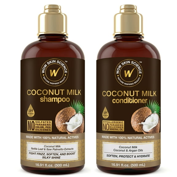 WOW Skin Science Coconut Milk Shampoo & Conditioner Duo 16.9 oz