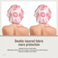 thumbnail image 2 of Disketp Pigs Head And Donuts Adjustable Sleeping Hair Cap, Hairband Sleeping Cap Turban, Unisex, Available for Curly and Straight Hair, 2 of 6