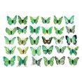 thumbnail image 1 of Dsscvnef Wall 3D Butterflies Stickers Party Decorations with Magnets, 1 of 9