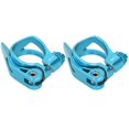 thumbnail image 2 of 2PCS Sturdy Durable 31.8MM Bicycle Tube Clamp, Bicycle Seatpost Clip, For Bicycle Pipe Clamps Cycling Accessory Riding Bike Seatpost Tube Mountain Bike Red,Black,Blue,Gold, 2 of 8