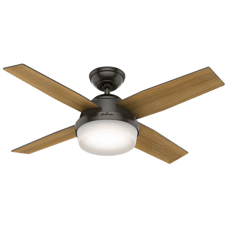 Hunter 44 Dempsey Noble Bronze Ceiling Fan With Light Kit