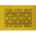 thumbnail image 1 of Ahgly Company Indoor Rectangle Oriental Yellow Traditional Area Rugs, 7' x 9', 1 of 4
