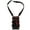 Black red with strap, variant on Water-Resistant Nylon Canteen Pouches, Multi-Pocket Design for Camping, Backpack Accessories Organization