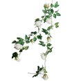 thumbnail image 1 of 2PCS 5.65ft Flower Garland Multipurpose Artificial Rose Flower Vine Hanging Vine, 1 of 8