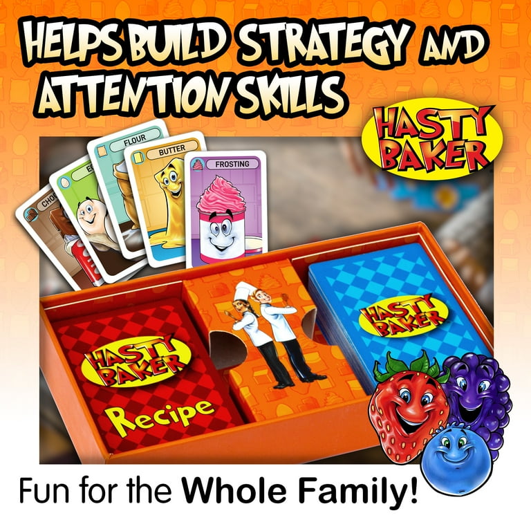 Hasty Baker Family Card Game - Autism Live Award Winner - Fun Card Game for Family  Game Night - 2-6 Players, Ages 7+ Fun Family Games for Kids and Adults 