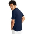 thumbnail image 3 of Hanes Men's Pique Polo Shirt (Big & Tall Sizes Available) Navy M, 3 of 4