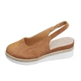 thumbnail image 1 of IUJSOY Sandales Compensées pour Femmes Espadrilles à Plateforme à Bride Arrière Sabots à Bout Fermé Sandales d'Été, 1 of 9