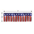 thumbnail image 6 of Beistle - Metallic Stars & Stripes Fringe Banner - 14" x 4' - Pack of 12, 6 of 11