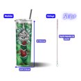 thumbnail image 3 of Termo Tumbler 20oz SVART Diseño Grinch Navidad Tipo Inflado, 3 of 5
