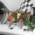 thumbnail image 3 of 1 Pcs 2D Flat License Plate Covers & Frames, Ram Skull For Decorative Front, Waterproof For Decoration Aluminum License Plate Covers & Frames Cover For Men Women, 12" X 6", 3 of 6