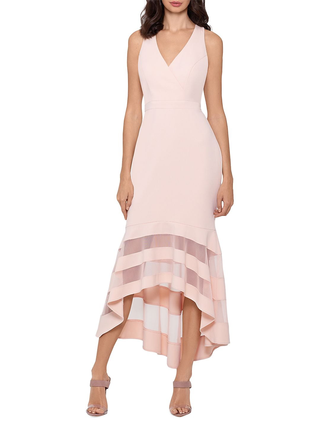 Xscape Womens Illusion Mermaid Evening 